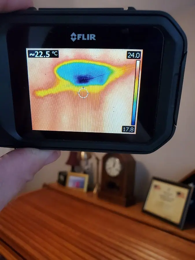 Thermal imaging inspection for water damage in South Park